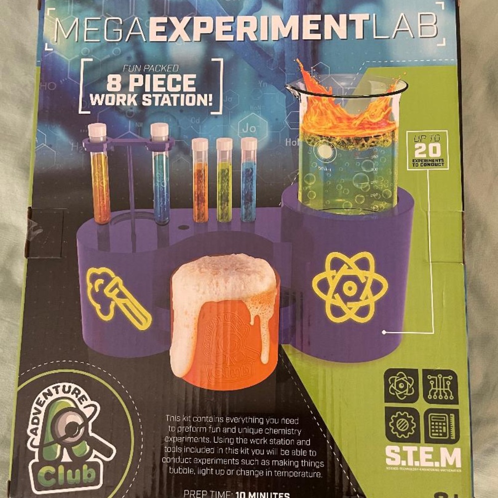 Mega Experiment Adventure Club S.T.E.M. Work Station-Ages 8+